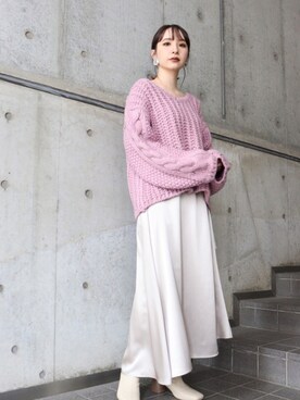 MURUAさん(レディース・160cm)の冬コーディネート