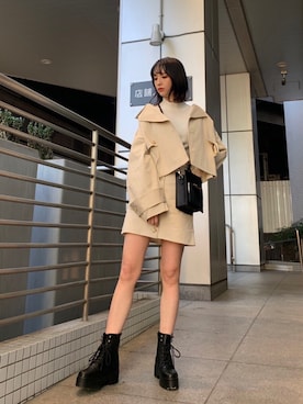 MURUAさん(レディース・160cm)の冬コーディネート