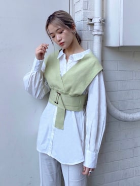 「murua」｜MURUAさん（レディース・160cm）の春コーディネート