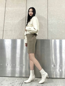 「ムルーア(MURUA)」｜MURUAさん（レディース・168cm）の冬コーディネート