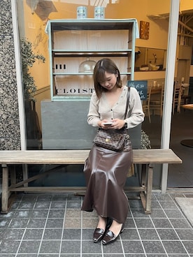 「chico_（チコ）のアイテム」を使った、さちさん（レディース・162cm）の冬コーディネート