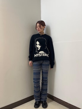 moanghaeeeさんの（HYSTERIC GLAMOUR | ヒステリックグラマー）を使ったコーディネート