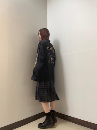 HYSTERIC GLAMOUR（ヒステリックグラマー）の「SNAKE LOOP柄 ギャザー  