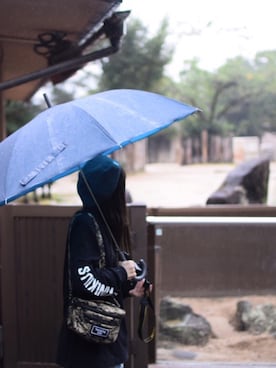 「雨」｜「アイテム（ハンチング/ベレー帽）」を使った、yukochaさん（レディース・152cm）の冬コーディネート