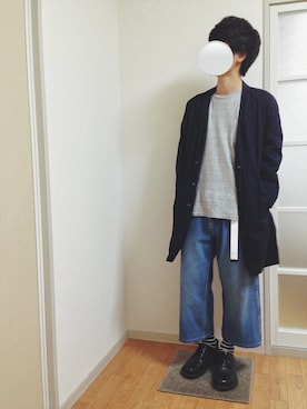 「AURALEE」｜つっきーさん（メンズ・165cm）の秋コーディネート