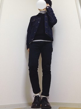 つっきーさん（メンズ・165cm）の冬コーディネート