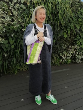 「DANTON（ダントン）のアイテム（ワンピース/ドレス）」を使った、安藤 舞里子さん（レディース・161cm）の春コーディネート