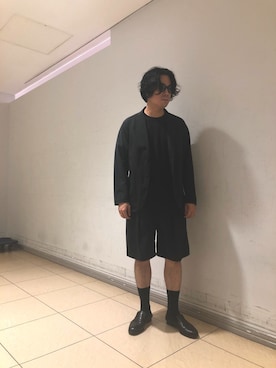 「TEATORA（テアトラ）のアイテム（ジャケット/アウター）」を使った、直弥さん（メンズ・172cm）の春コーディネート