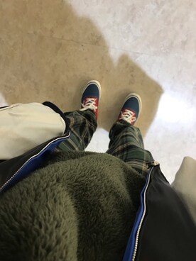 「ENGINEERED GARMENTS」｜「アイテム（その他アウター）」を使った、nanoさん（メンズ・160cm）の冬コーディネート