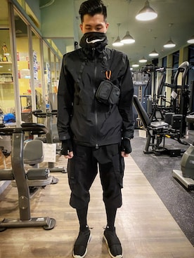 「アイテム（マウンテンパーカー）」を使った、kobe7366さん（メンズ・180cm・30代）の冬コーディネート