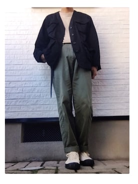 「SPALWART（スパルウォート）のアイテム」を使った、オオタさん（メンズ・174cm）の秋コーディネート