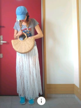「おさげ」｜「アイテム（その他）」を使った、Ay:)さん（レディース・163cm）の夏コーディネート