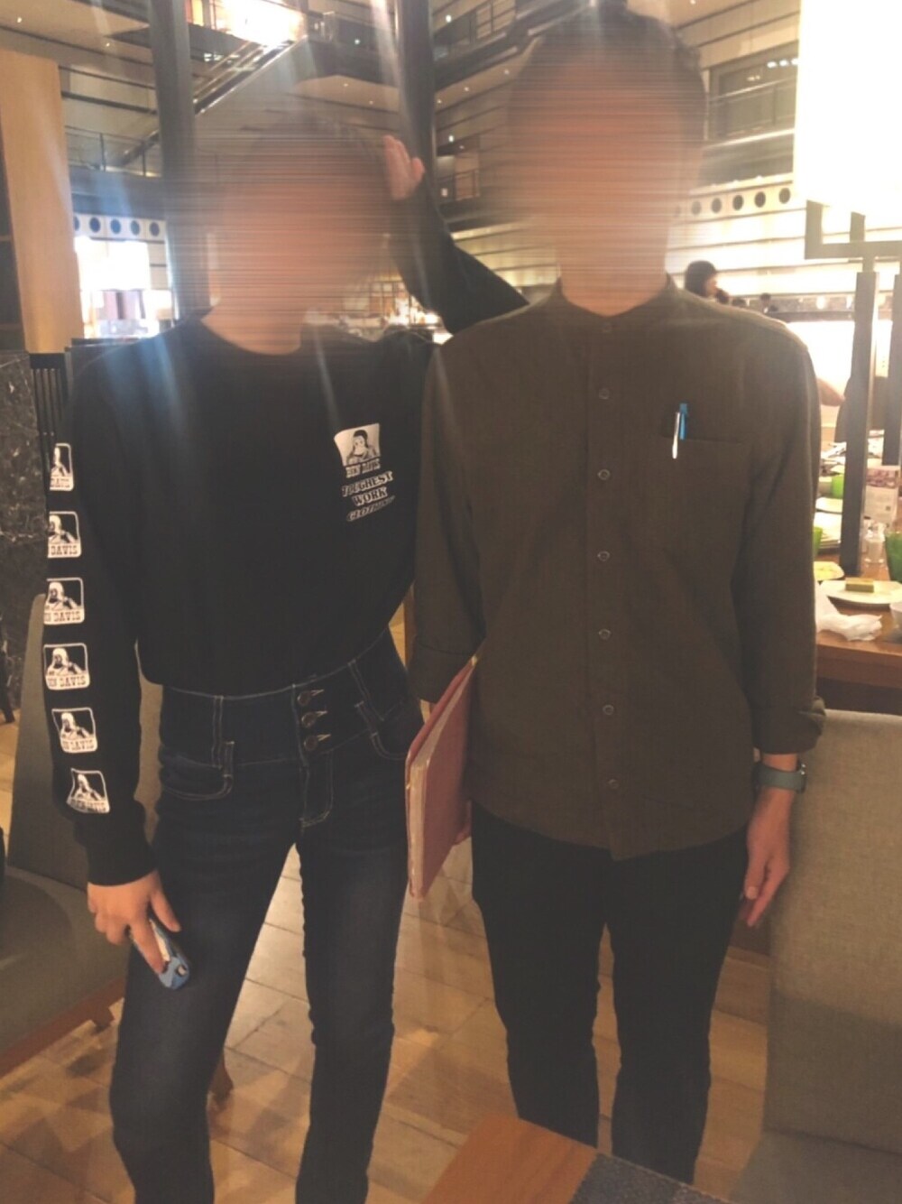 「SpRay PREMIUMのアイテム（パンツ、ブルー系）」を使った、ミトコンドリアさん（レディース・163cm）の秋コーディネートの1枚目の写真