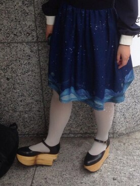 「Grimoire（グリモワール）のアイテム（ワンピース/ドレス）」を使った、susuさん（レディース・150cm）の春コーディネート