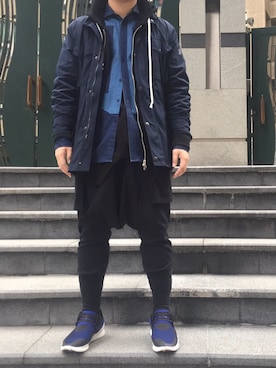 「D.GNAK（ディナック）のアイテム」を使った、Detail.Jeffiexさん（メンズ・167cm）の春コーディネート