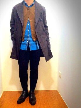 「Fairplayのアイテム」を使った、Detail.Jeffiexさん（メンズ・167cm）の春コーディネート