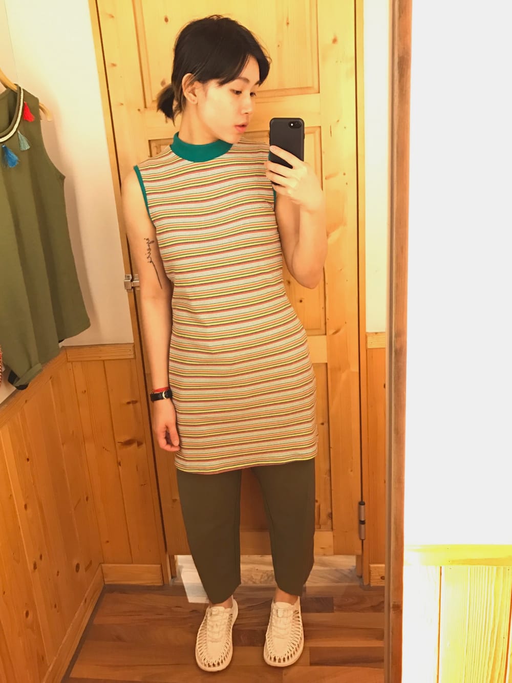 芮翠樹さん（レディース・164cm）の春コーディネートの1枚目の写真