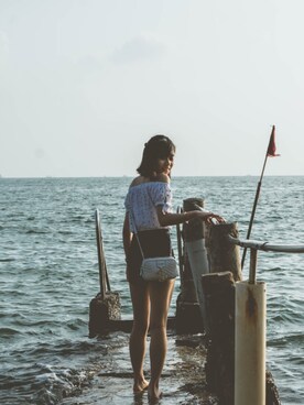 Phoebe Chowさん（レディース・153cm）の秋コーディネート