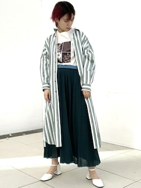 古川さん（レディース・161cm）の夏コーディネート