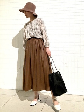 古川さん（レディース・161cm）の秋コーディネート