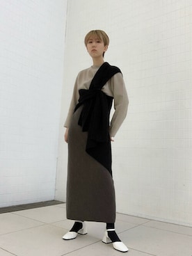 古川さん(レディース・161cm)の秋コーディネート