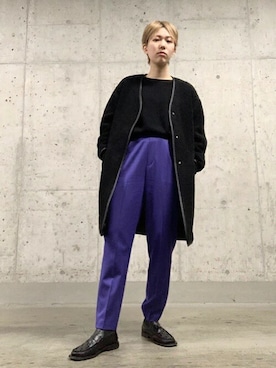 古川さん(レディース・161cm)の冬コーディネート