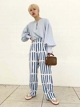 古川さん（レディース・161cm）の春コーディネート