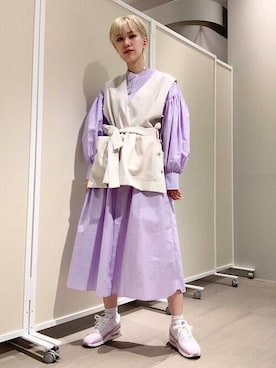 古川さん(レディース・161cm)の春コーディネート