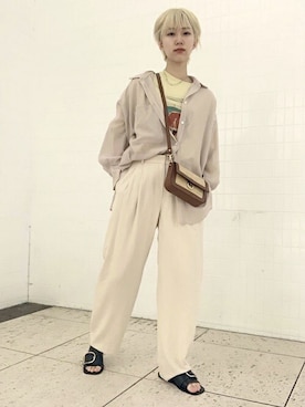 古川さん(レディース・161cm)の春コーディネート