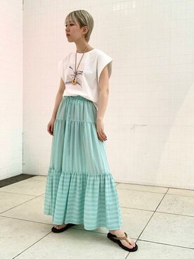 古川さん（レディース・161cm）の夏コーディネート