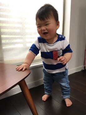 「ザラKIDS」｜そらさん（キッズ・70cm）の春コーディネート