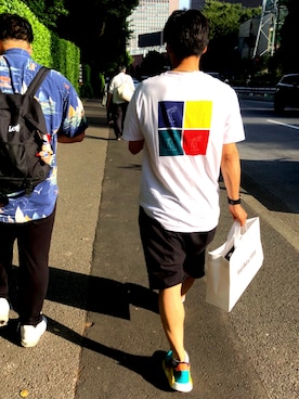 「FUTUR（フューチャー）のアイテム」を使った、Minoruさん（メンズ・170cm）の夏コーディネート