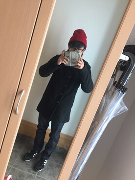 「CALL&RESPONSE（コールアンドレスポンス）のアイテム（その他アウター）」を使った、たくちさん（メンズ・163cm）の冬コーディネート