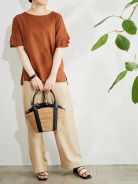 sakiさん（レディース・158cm）の夏コーディネート