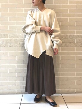 「FEMMENT（ファモン）のアイテム」を使った、sakiさん（レディース・158cm）の秋コーディネート