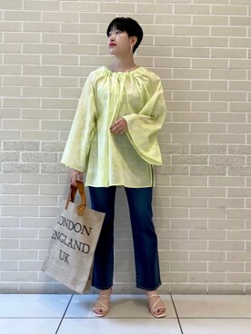 sakiさん（レディース・158cm）の春コーディネート