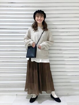 ぽ んさん(レディース・161cm)の冬コーディネート