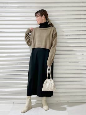 ぽ　んさん（レディース・161cm）の冬コーディネート