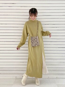 ぽ んさん(レディース・161cm)の冬コーディネート