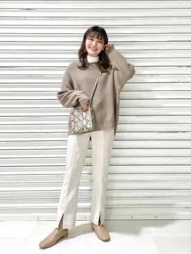 ぽ　んさん（レディース・161cm）の冬コーディネート