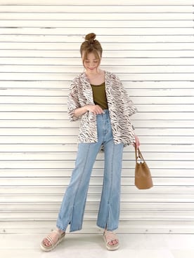 ぽ んさん(レディース・161cm)の春コーディネート