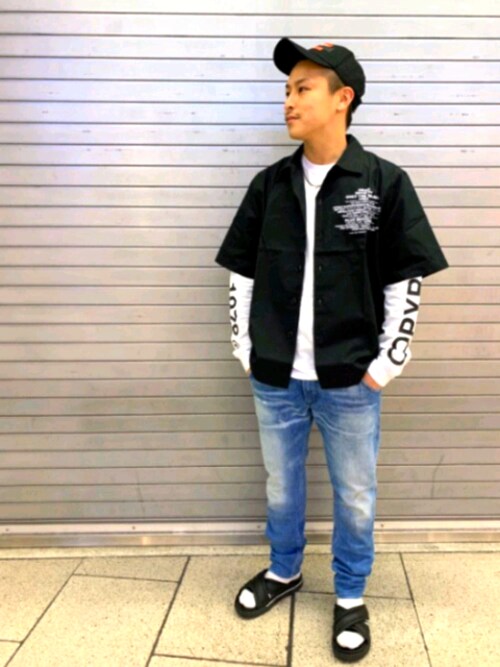 さんちゃん Diesel 京都ポルタ Dieselのtシャツ カットソーを使ったコーディネート Wear