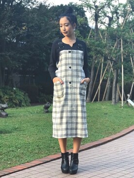 SHIONさん（レディース・164cm）の秋コーディネート