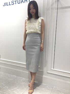 「JILL STUART（ジルスチュアート）のアイテム（サンダル）」を使った、meguさん（レディース・163cm）の春コーディネート