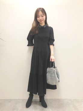 「JILL STUART（ジルスチュアート）のアイテム（バッグ）」を使った、meguさん（レディース・163cm）の夏コーディネート