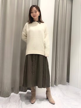 meguさん（レディース・163cm）の秋コーディネート