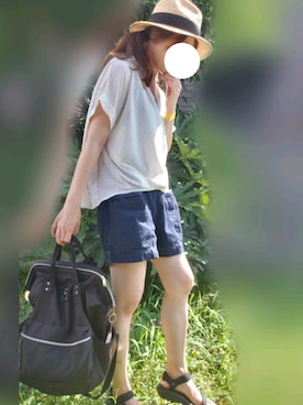 HaRuさん（レディース・157cm）の夏コーディネート