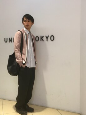 石田優気さん（メンズ・173cm）の春コーディネート