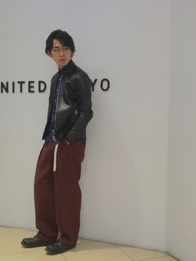 石田優気さんの（UNITED TOKYO | ユナイテッドトウキョウ）を使ったコーディネート