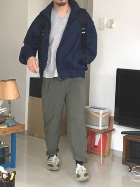 「TONSURE（トンシュアー）のアイテム」を使った、のりさんさん（メンズ・165cm）の夏コーディネート